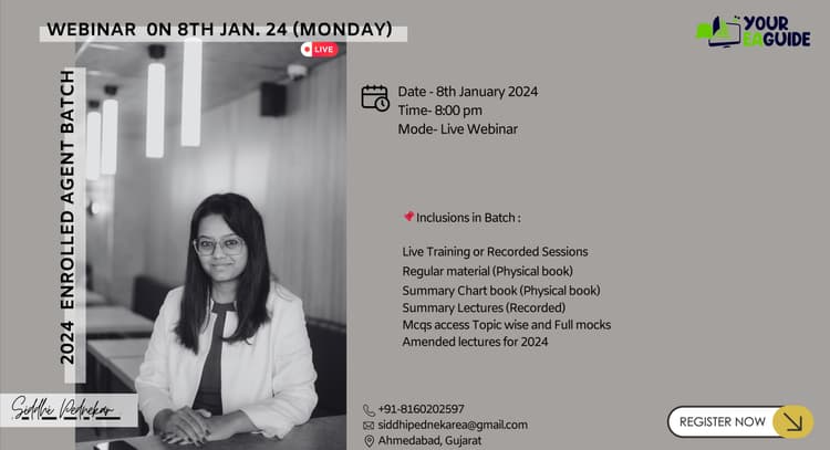 livesession | Enrolled agent 2024 batch announcement